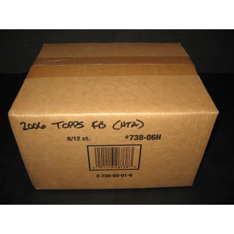 2006 Topps Football Jumbo Case (HTA) (6 Box)