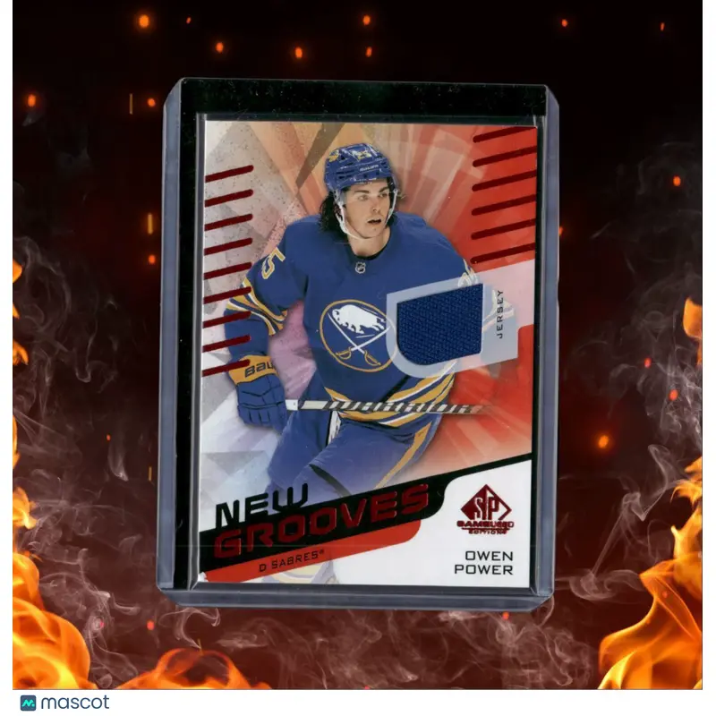 2022-23 Upper Deck SP Game Used Owen Power New Grooves Jersey Rookie #NG-2