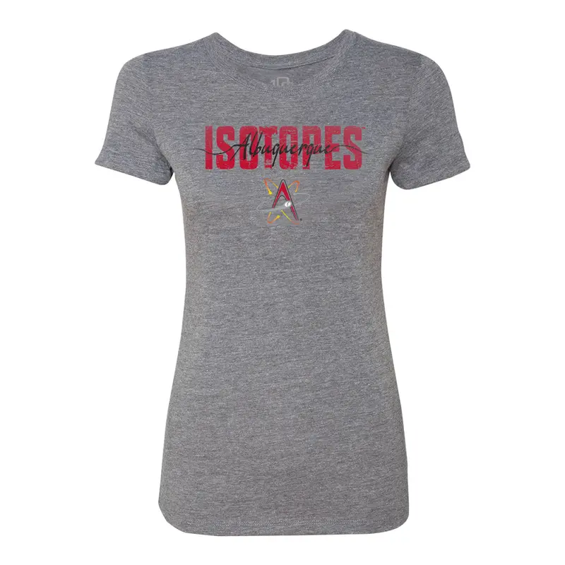 Albuquerque Isotopes Tee-Wmn Script