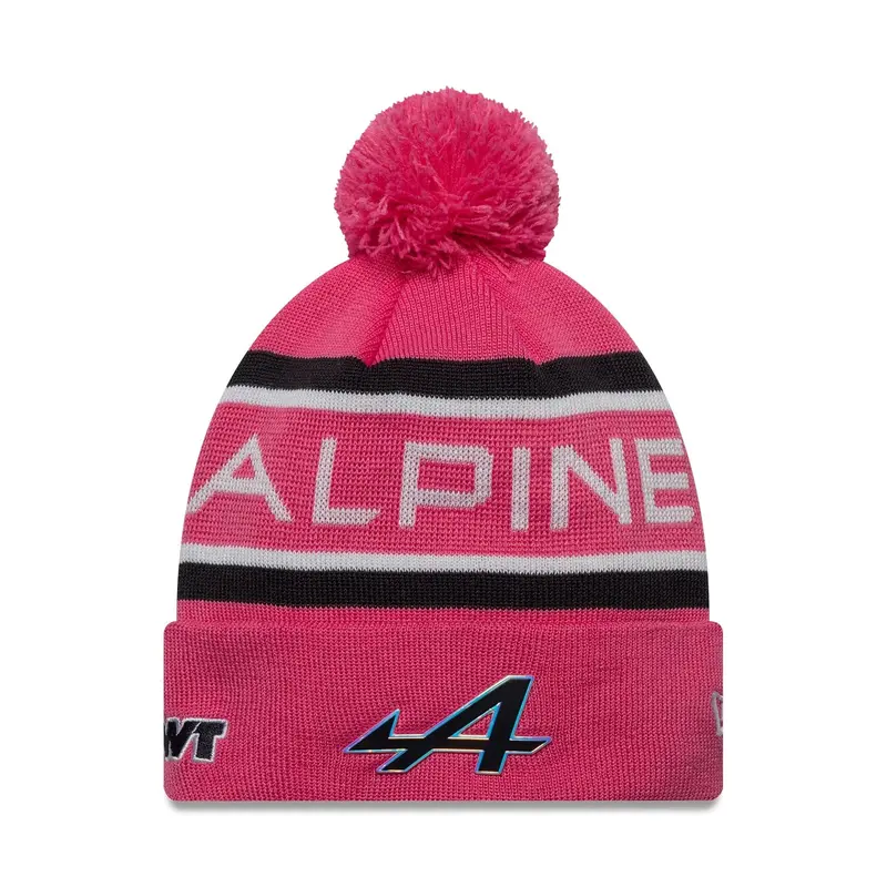 Alpine Racing Youth Replica Team Pink Cuff Knit Beanie Hat