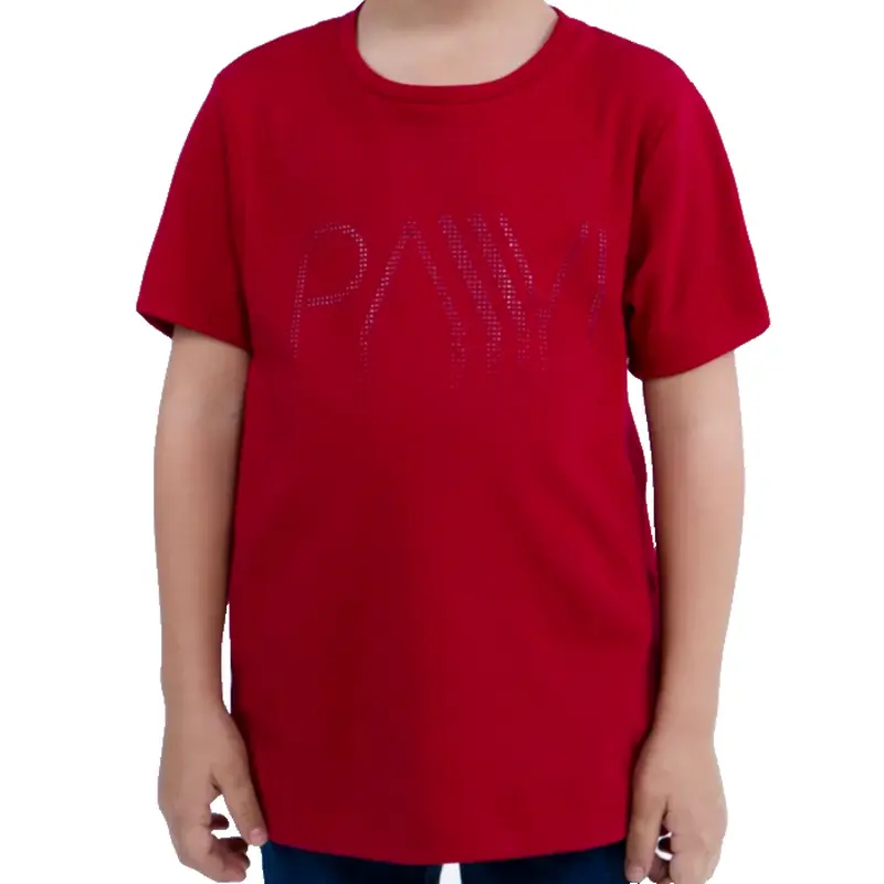 PAVI KIDS T SHIRT RED PAVI TEE BY EDUIN CAZ 17-0020