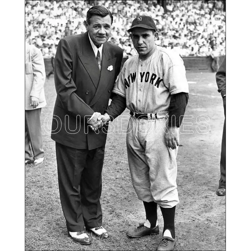 Babe Ruth Yogi Berra 8X10 Photo - 1947 New York Yankees - 2009