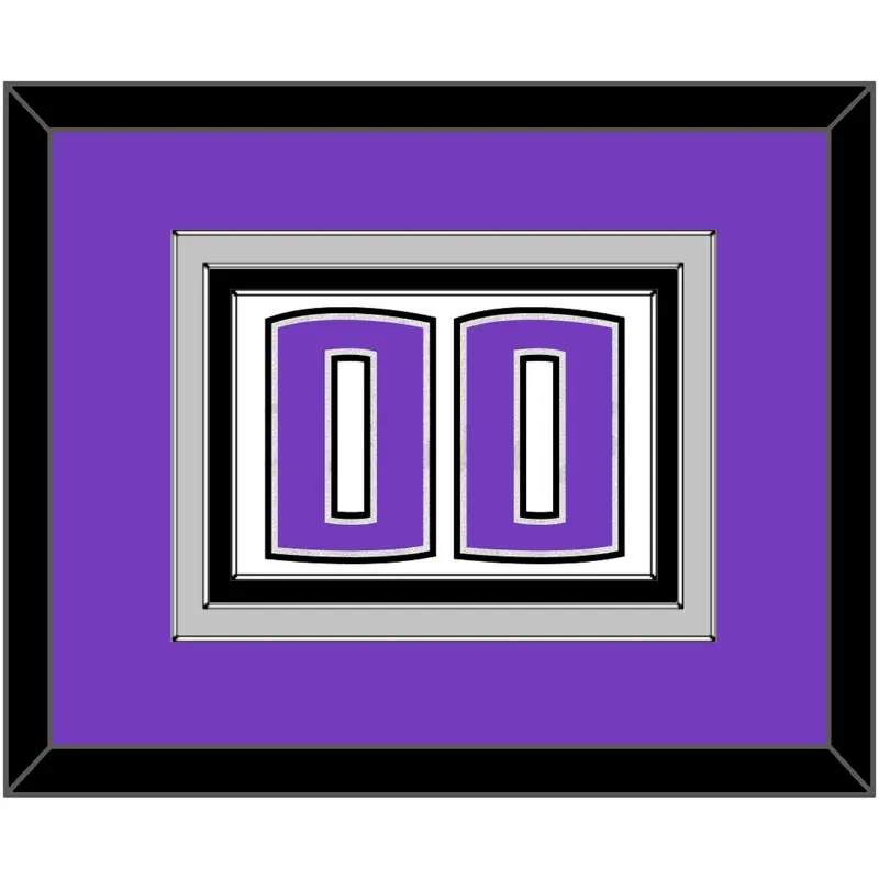 Sacramento Number - Home White (2014-2016) - Triple Mat 2