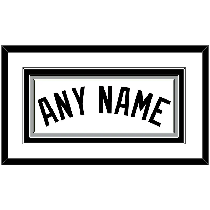 San Antonio Name - Home White (1989-2002) - Triple Mat 1
