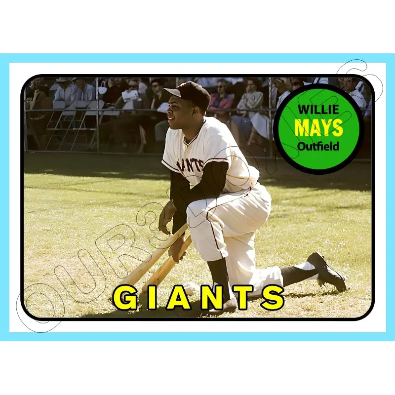 Willie Mays 1969 Topps Custom Card - 4538
