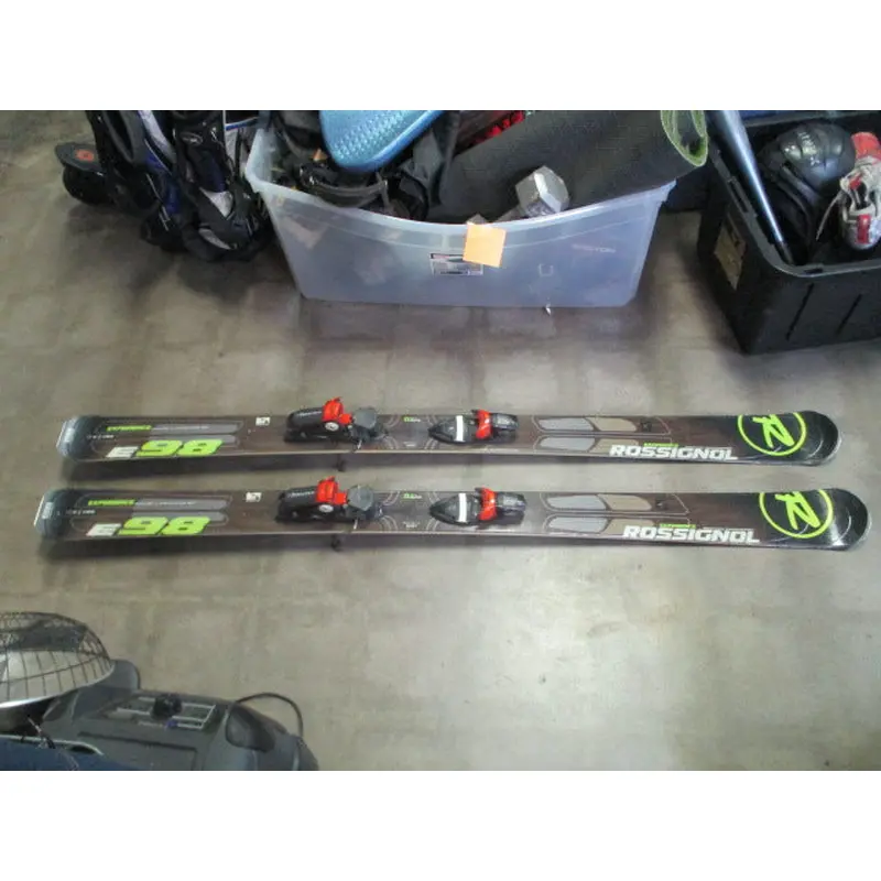 Used Rossignol E98 Experience Powder Skis w/ Dynastar legend Bindings - 180 cm