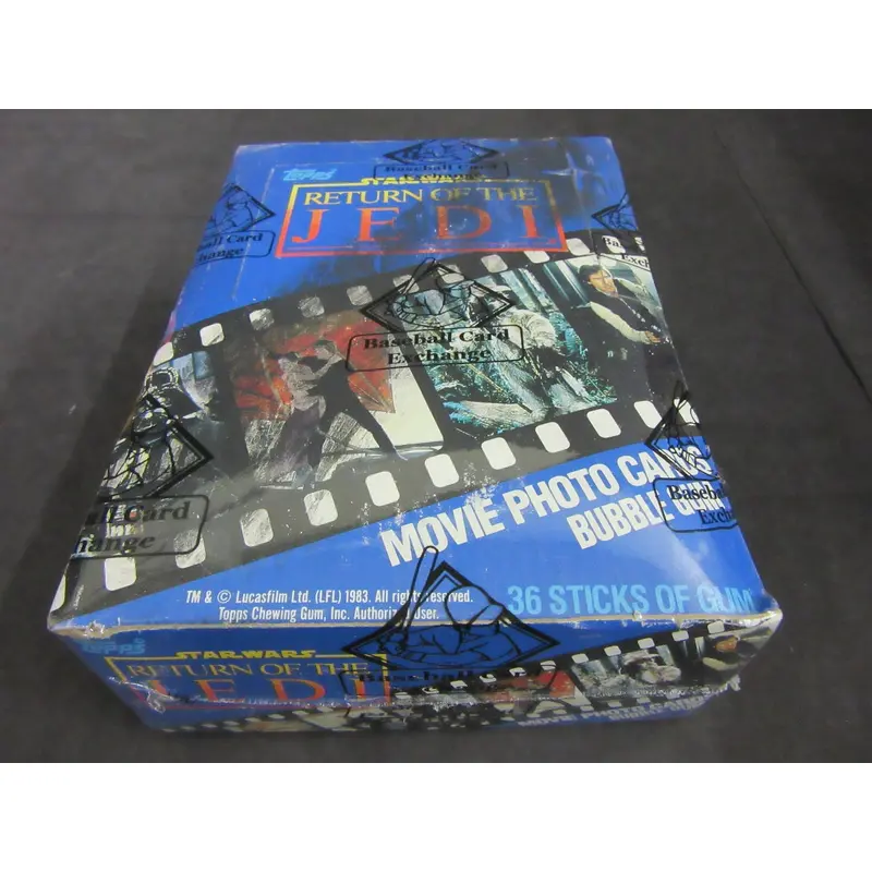1983 Topps Return Of The Jedi Unopened Series 1 Wax Box (BBCE) (X-Out)