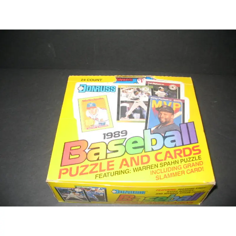 1989 Donruss Baseball Unopened Cello Box