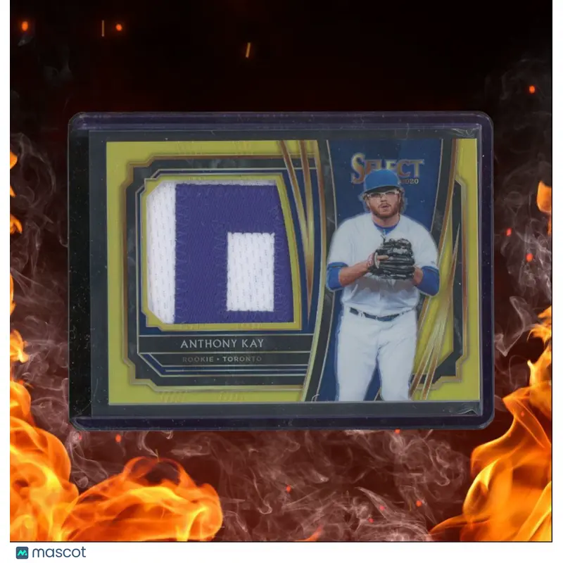 2020 Panini Select Anthony Kay Jumbo Swatch Gold Prizm Rookie 09/10 #RJS-AK