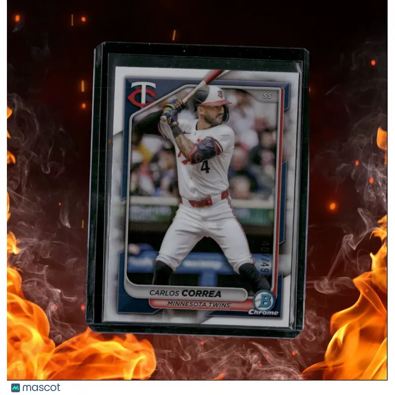 2024 Bowman Chrome Carlos Correa Refractors 407/499 #53