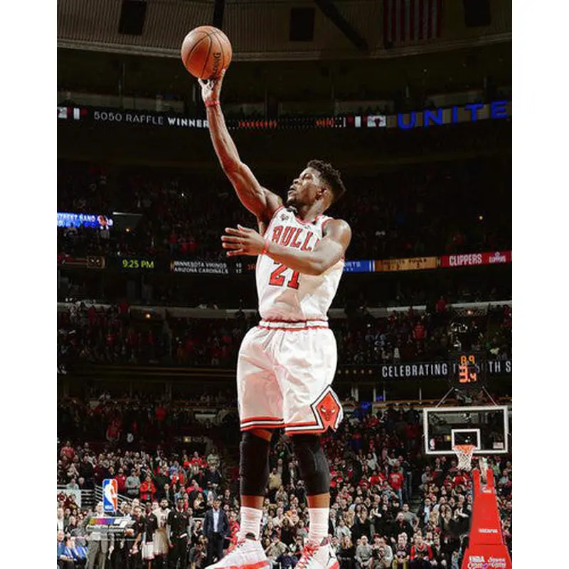 Jimmy Butler "Buzzer-Beater" Chicago Bulls Premium NBA Poster Print - Photofile 16x20