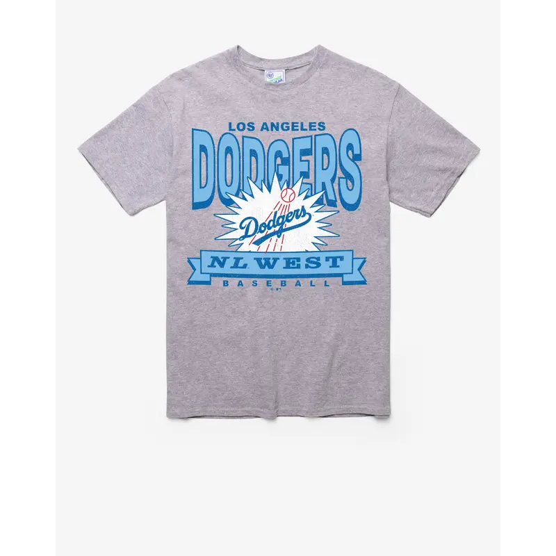 LOS ANGELES DODGERS COOPERSTOWN TWELVE SIX VINTAGE '47 TUBULAR TEE