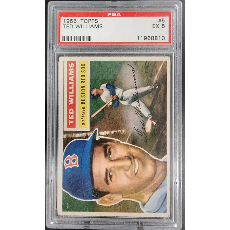 Ted Williams 1956 Topps #5 PSA 5 EX