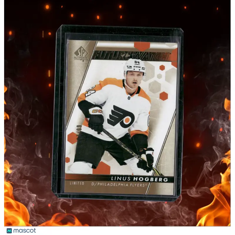 2022-23 SP Authentic Linus Hogberg Future Watch Gold Rookie 37/99 #185