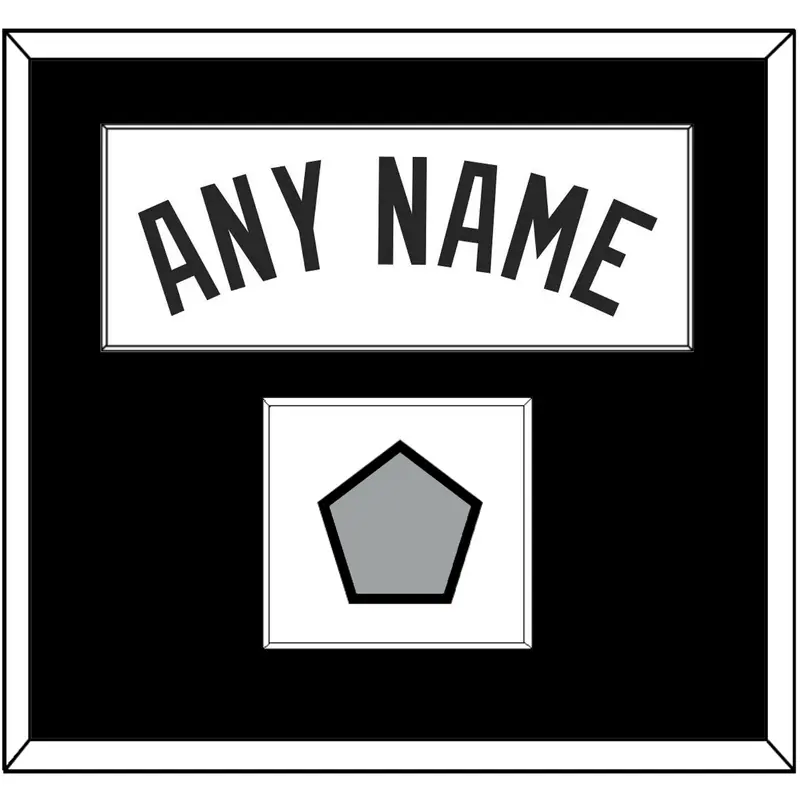 San Antonio Name & Champions Banner Patch - Home White (1989-2002) - Single Mat 1