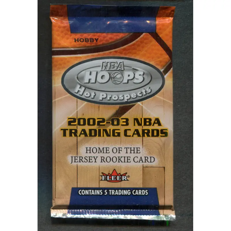 2002/03 Fleer Hoops Hot Prospects Basketball Unopened Pack (Hobby) (5)