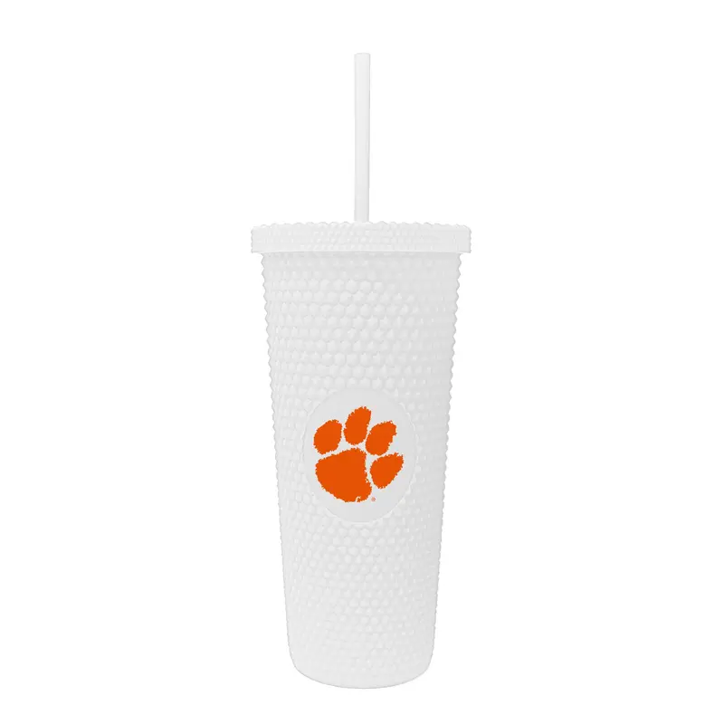 Clemson 24oz Studded Tumbler