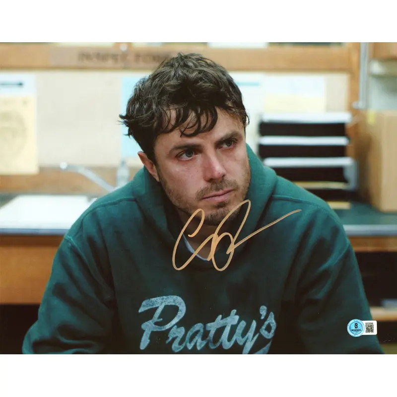 Casey Affleck The Instigators Authentic Signed 11x14 Photo BAS #BS20596