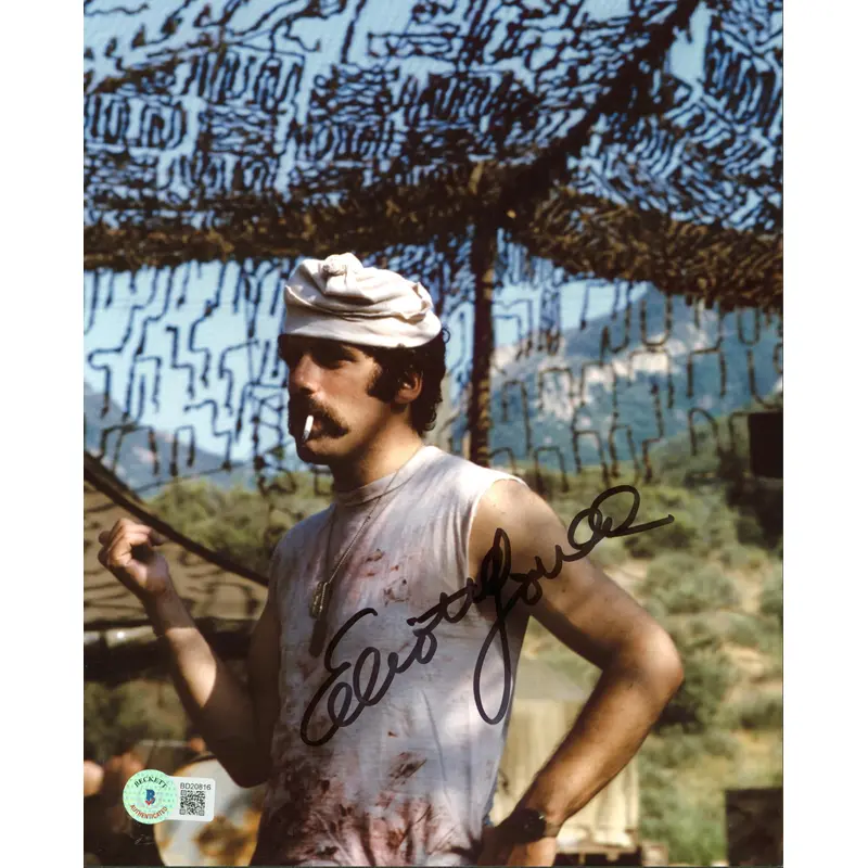 Elliott Gould M*A*S*H Authentic Signed 8x10 Photo Autographed BAS #BD20816