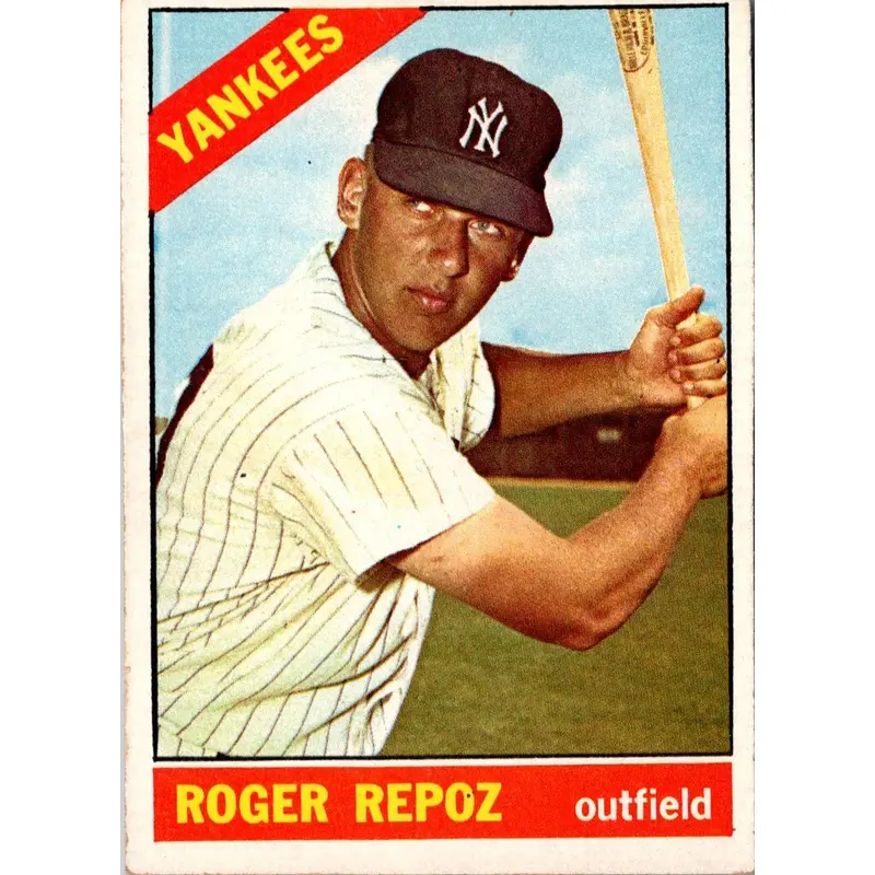 1966 Topps Roger Repoz #138 VG-EX