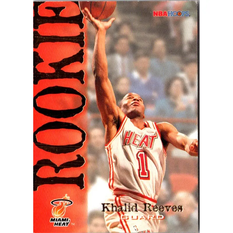 1994 Hoops Khalid Reeves #344 Rookie