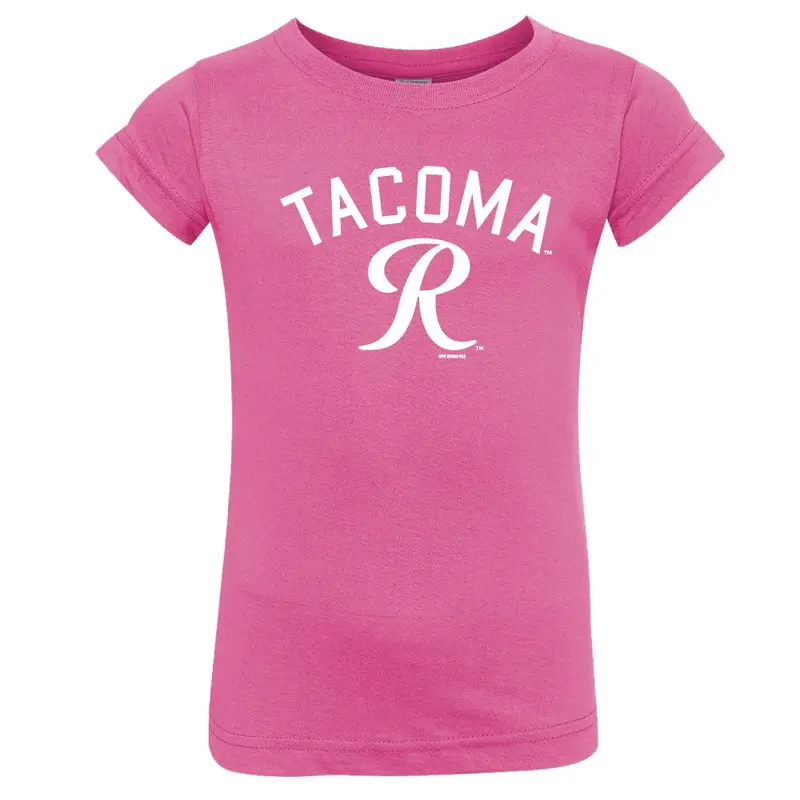 Tacoma Rainiers Girls Pink Tacoma R Tee