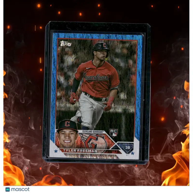 2023 Topps Tyler Freeman Blue Speckle Rookie 840/999 #462