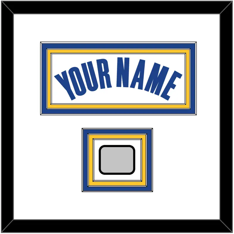 Golden State Name & Champions Patch - White Association - Triple Mat 1