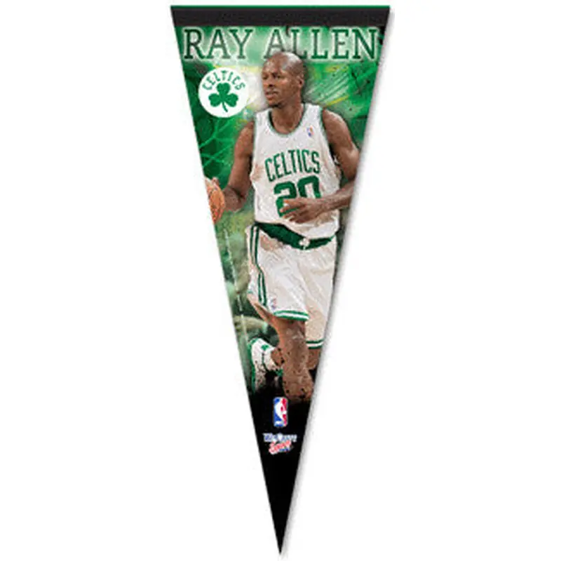 Ray Allen "Celtics Action" Premium Collector's Pennant - Wincraft