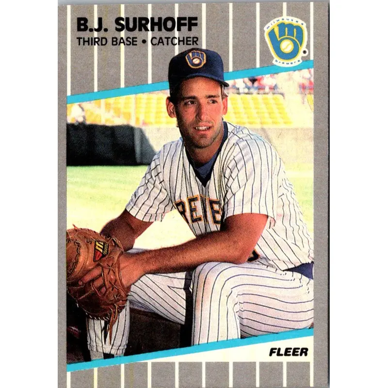 1989 Fleer B.J. Surhoff #197