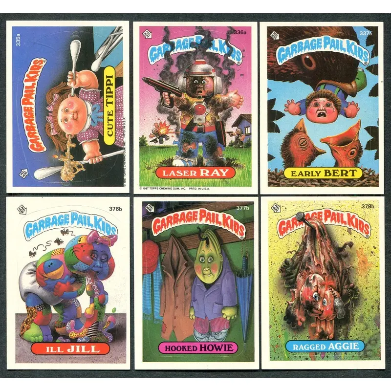 1987 Topps Garbage Pail Kids Complete Series 9 Set NM NM/MT