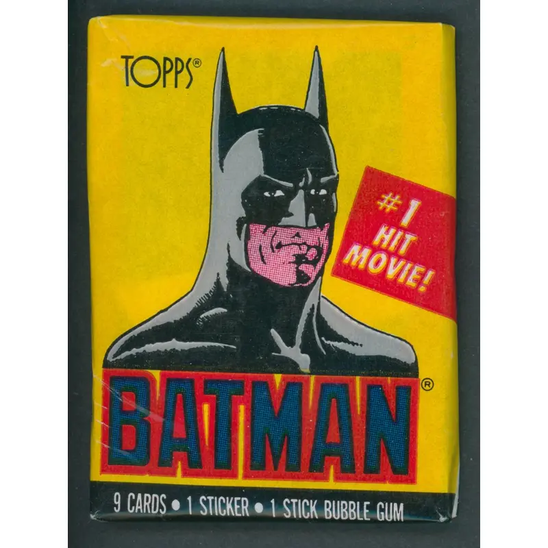 1989 Topps Batman Series 1 Unopened Wax Pack