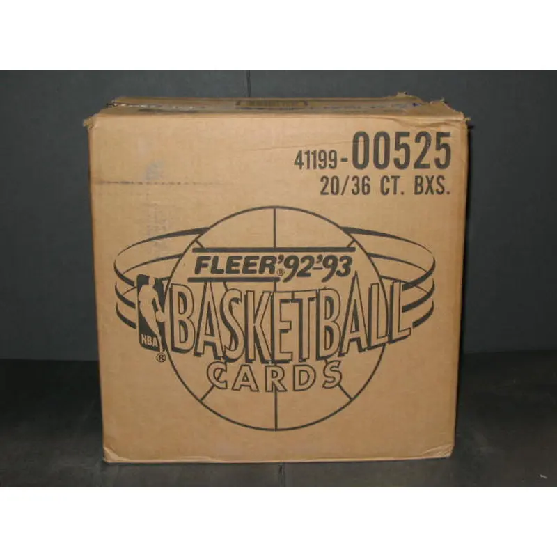 1992/93 Fleer Basketball Series 1 Case (20 Box) (00525)