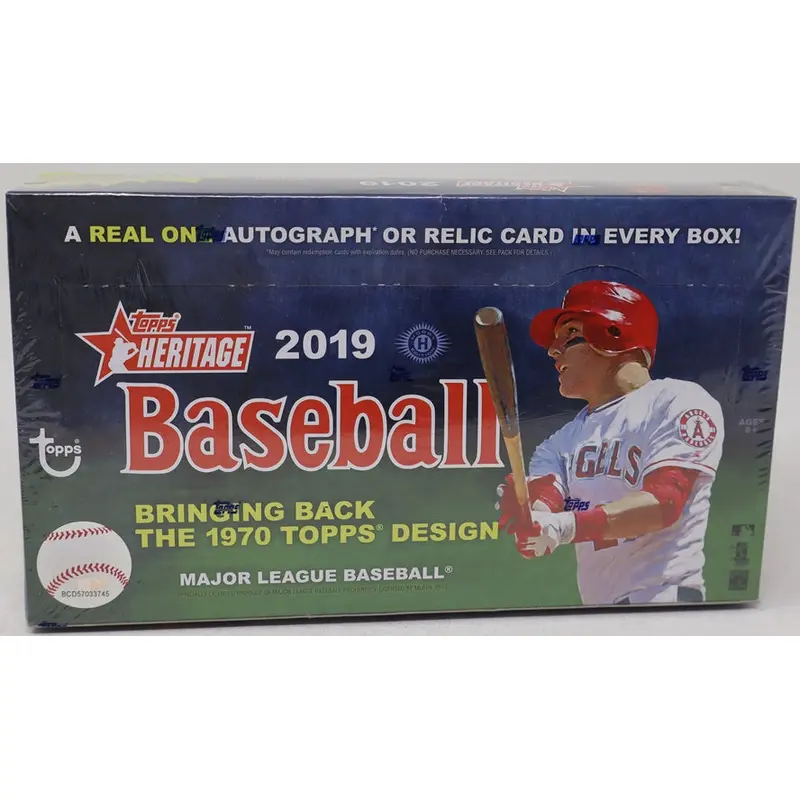 2019 Topps Heritage Baseball Box (Hobby) (24/9)