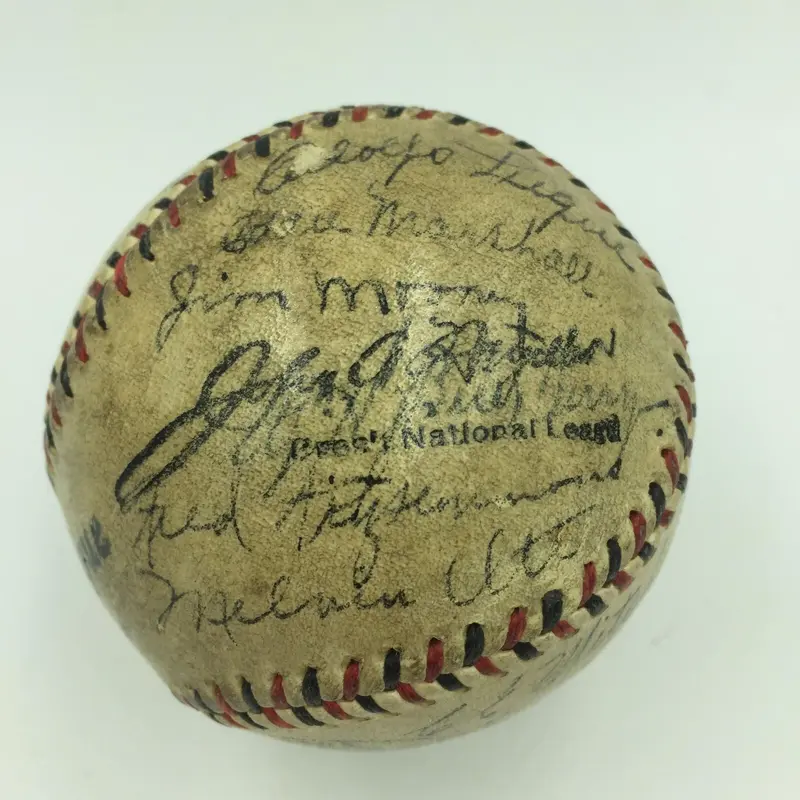 The Finest 1932 New York Giants Team Signed Baseball With Mel Ott PSA DNA COA