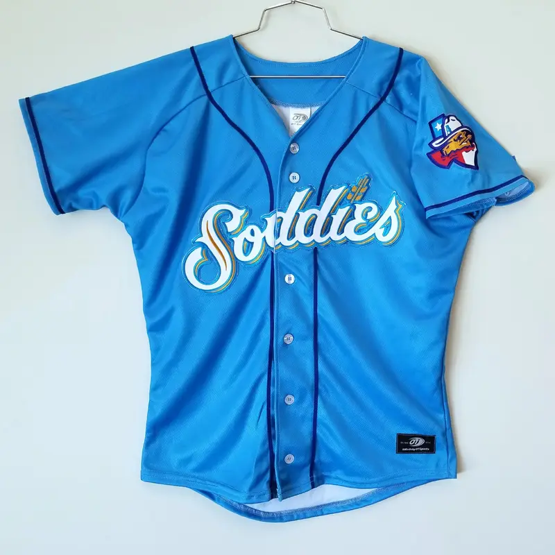 Amarillo Sod Poodles Sky Blue Sublimated OT Jersey