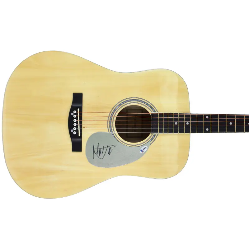 Mick Jagger The Rolling Stones Authentic Signed Acoustic Guitar BAS #A78559