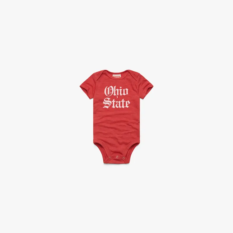 Ohio State Olde English Baby One Piece
