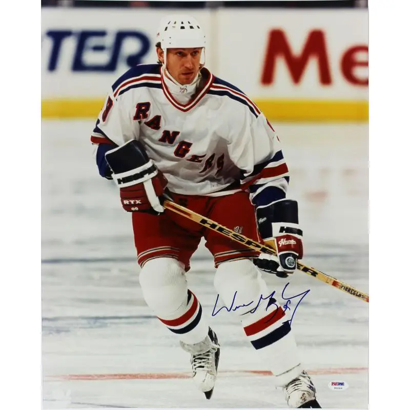 Rangers Wayne Gretzky Signed 16X20 Photo Auto Graded Perfect 10! PSA/DNA #U01316