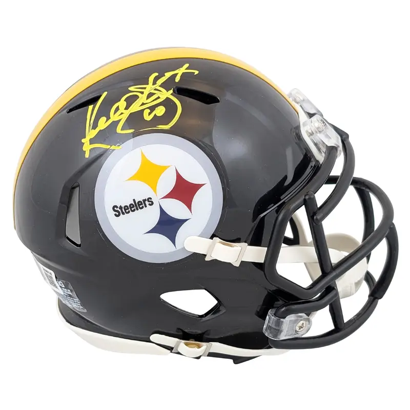 Steelers Kordell Stewart Authentic Signed Speed Mini Helmet BAS Witnessed