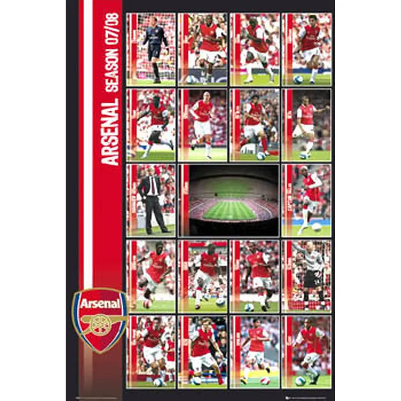 Arsenal FC "Super 18" (2007/08) - GB Posters