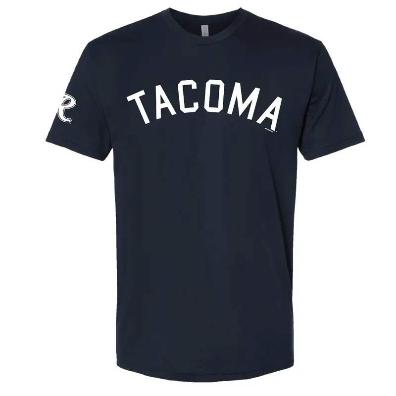 Tacoma Rainiers Navy Tacoma Jersey Tee