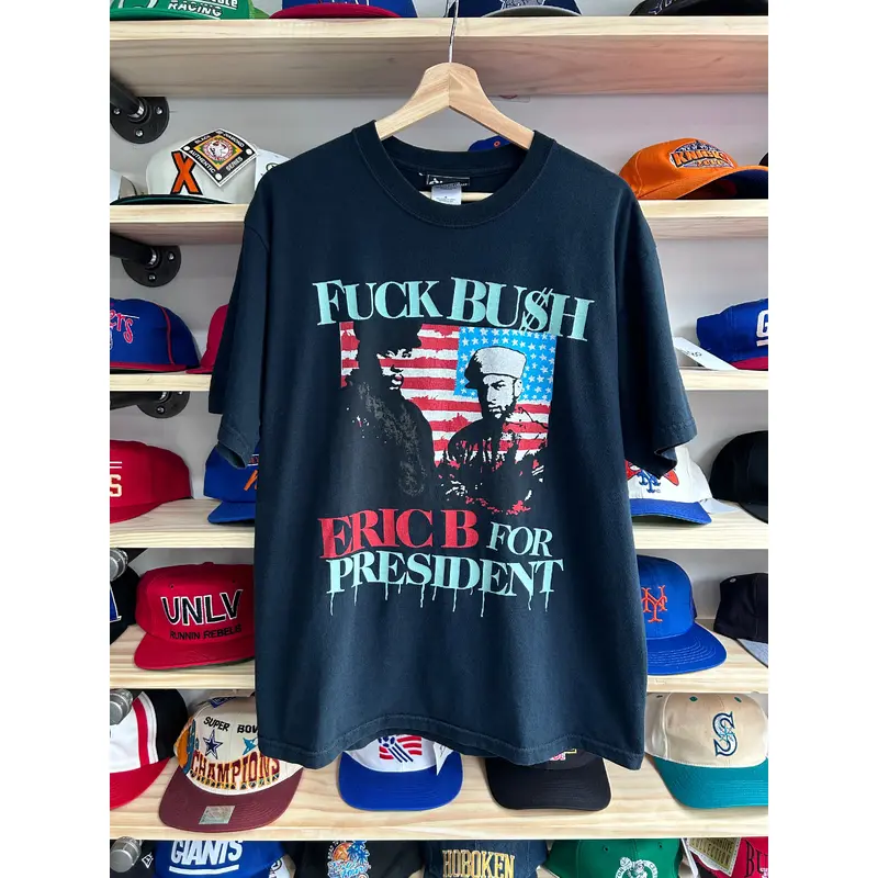 Vintage 2000s Eric B For President Rakim Keep Diggin NYC Tee Large