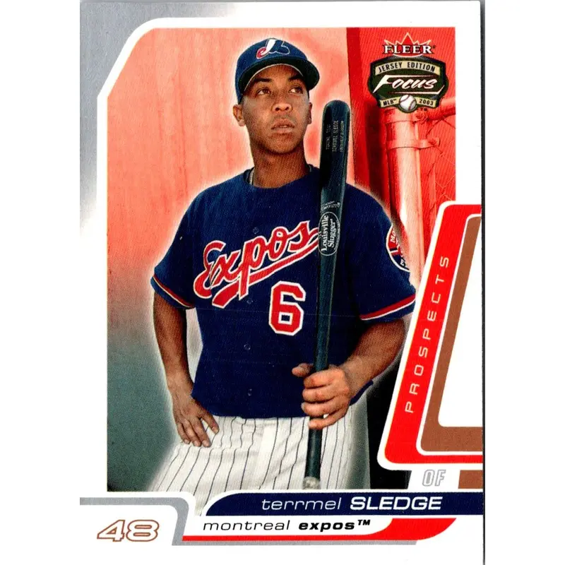 2003 Fleer Focus Jersey Edition Terrmel Sledge #174 Rookie