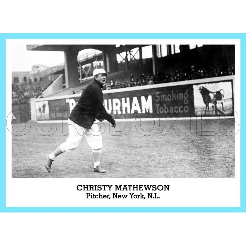 Christy Mathewson 1947 Tip Top Bread Custom Card - 3835