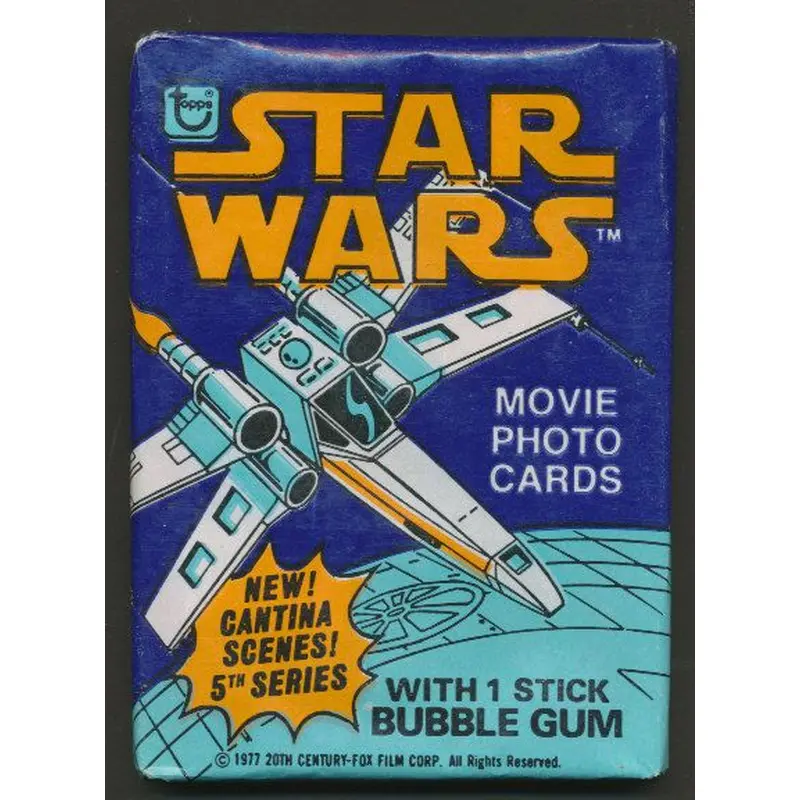 1978 Topps Star Wars Series 5 Unopened Wax Pack