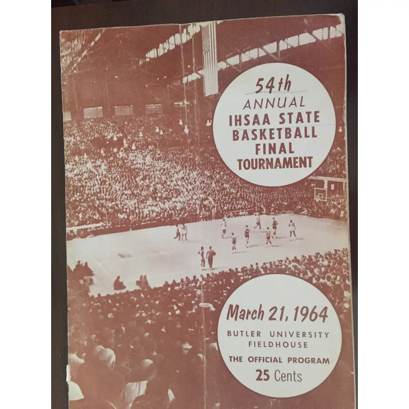 1964 Indiana High School Basketball State Finals Program