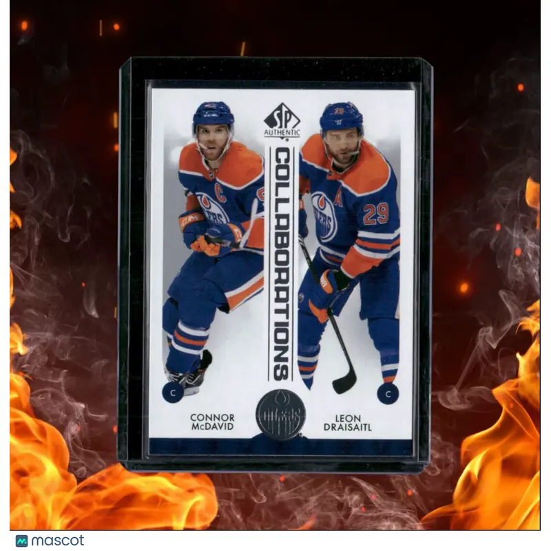 2023-24 SP Authentic Connor McDavid / Leon Draisaitl Collaborations (A) #C-1