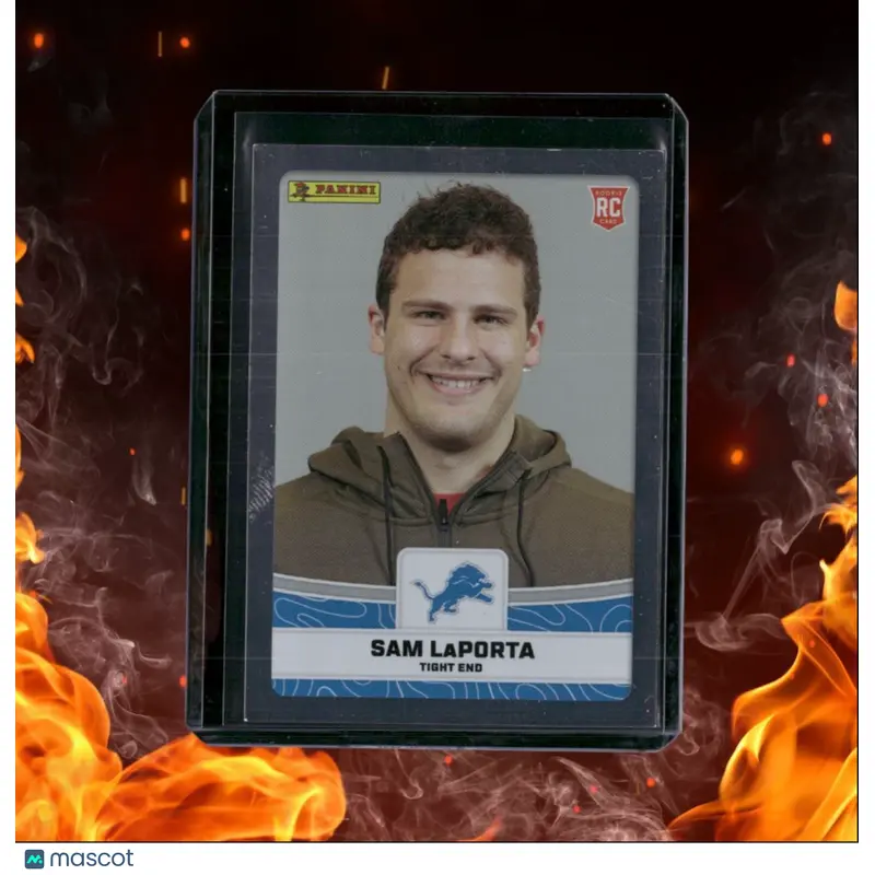 2023 Panini Sticker & Card Collection Sam LaPorta Foil Rookie #96