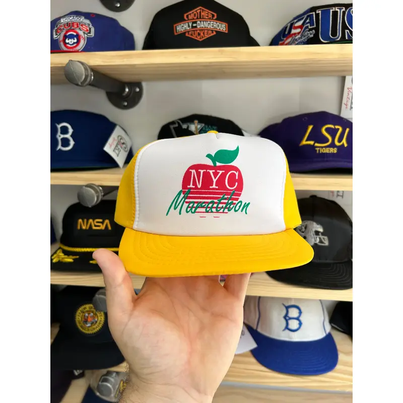 Vintage 1980s NYC Marathon Full Foam Snapback
